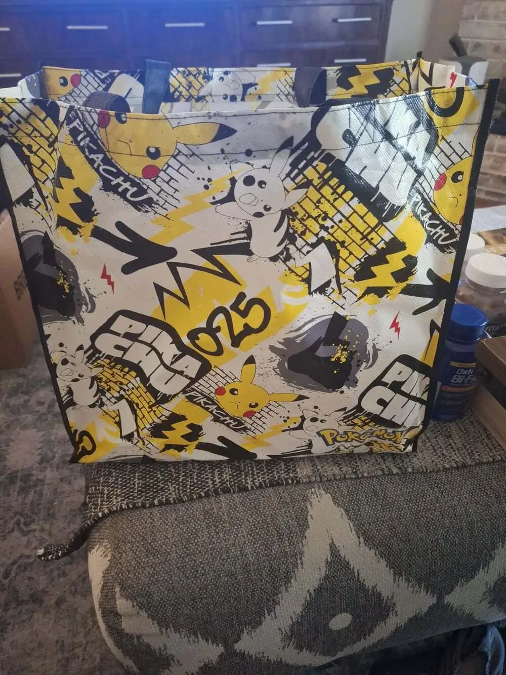 Nintendo Pokémon Pikachu 025 Reusable Tote Bag Graffiti Style
